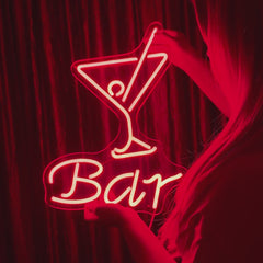 Neon Schild Cocktail Bar