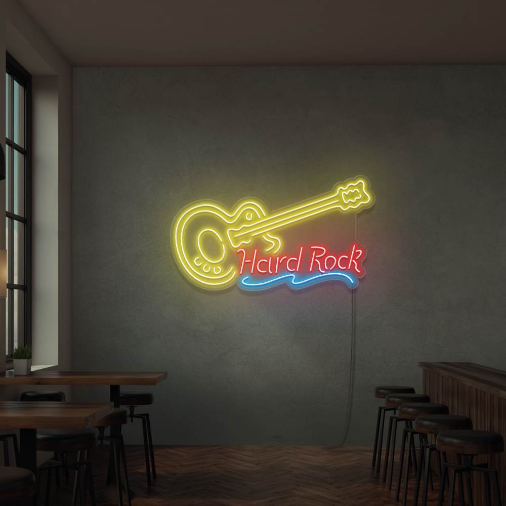 Neon Schild Hard Rock