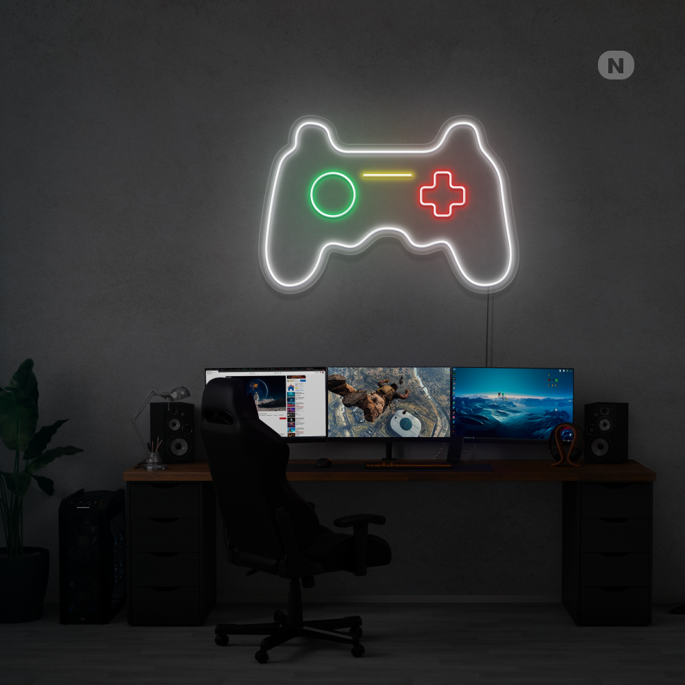 Neon Schild Spielen