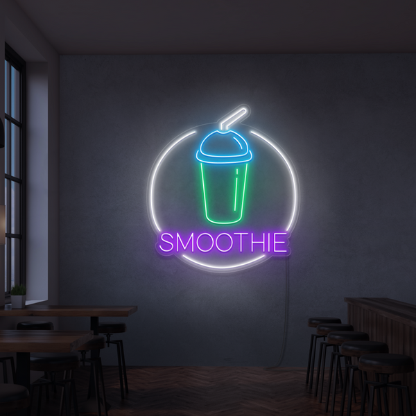 Neon Schild Smoothie