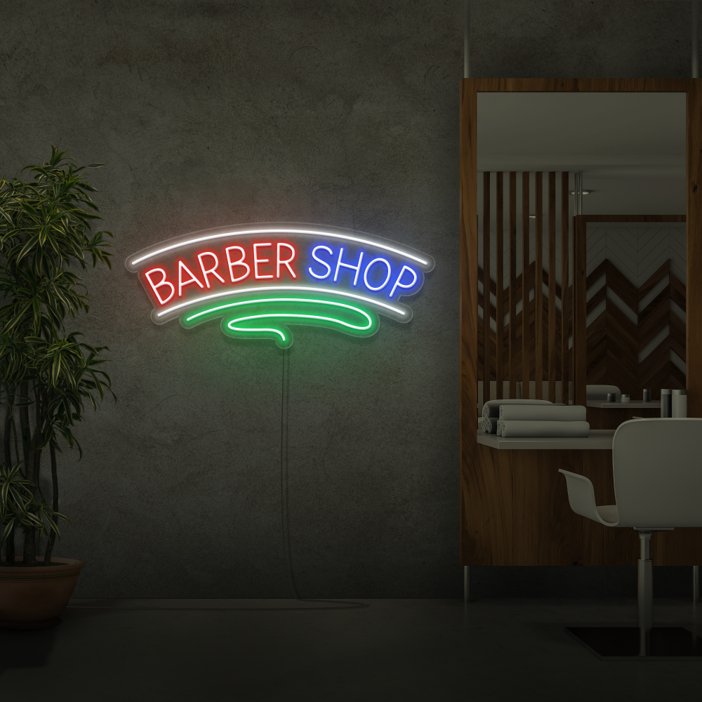 Neon Schild Barber Shop 2