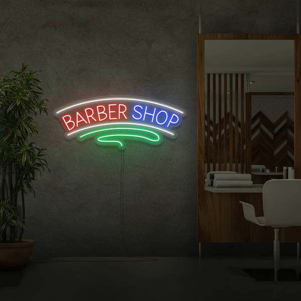 Neon Schild Barber Shop 2