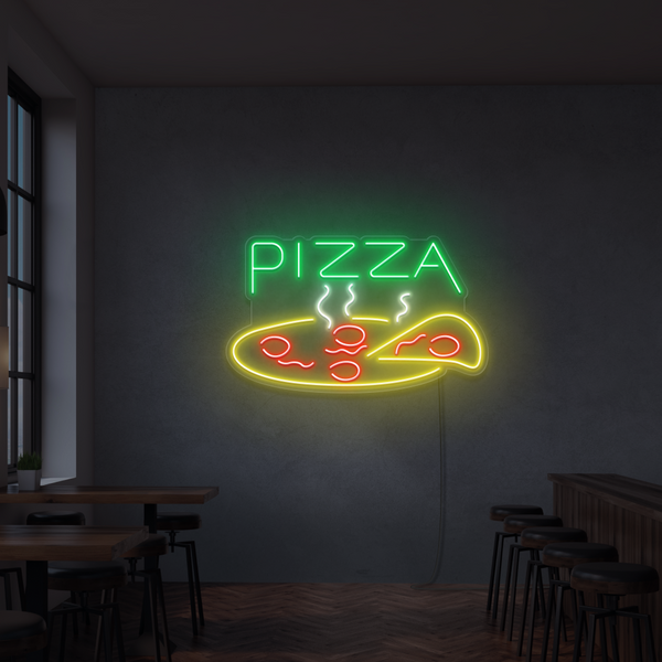 Neon Schild Pizza
