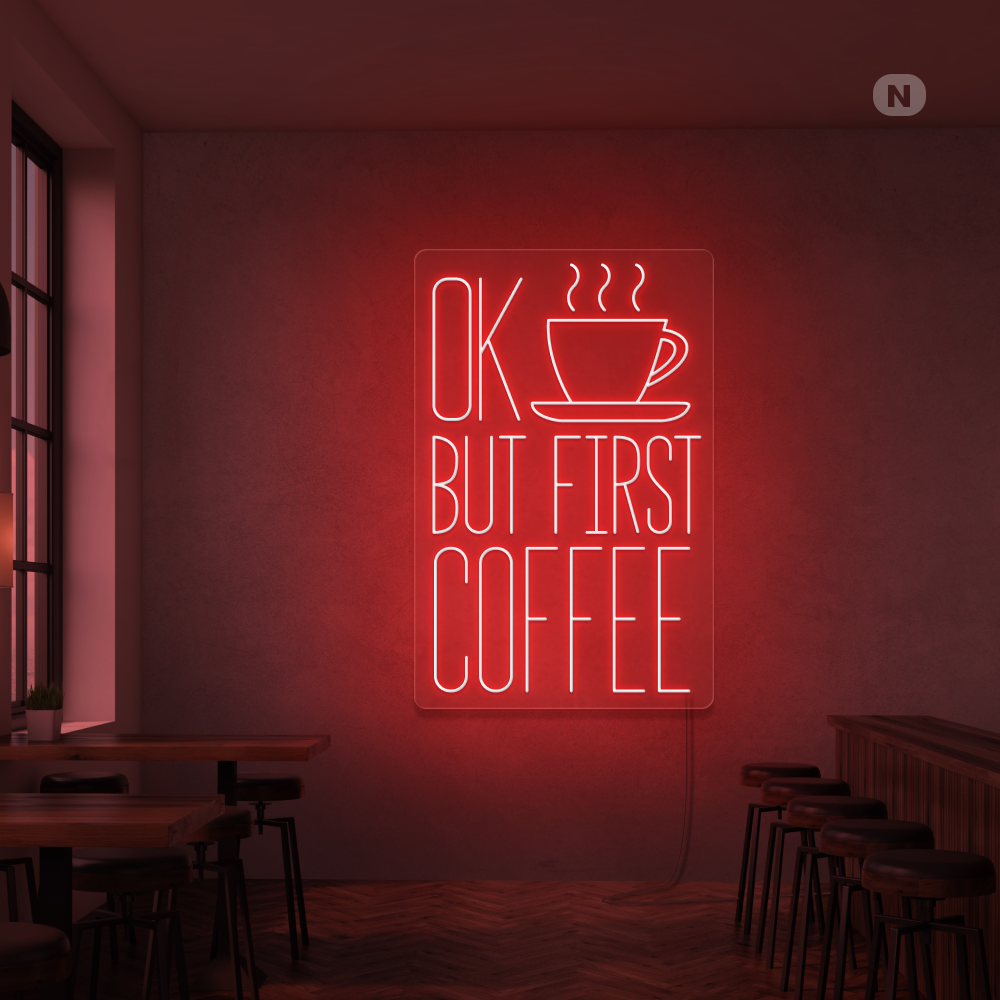 Neon Schild Coffee