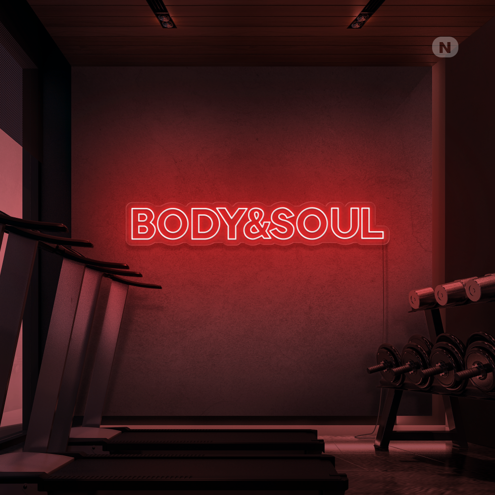 Neon Schild Body & Soul