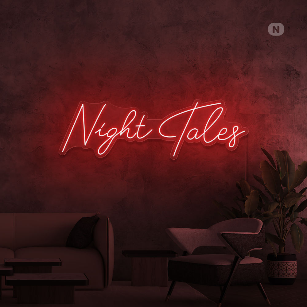 Neon Schild Night Tales