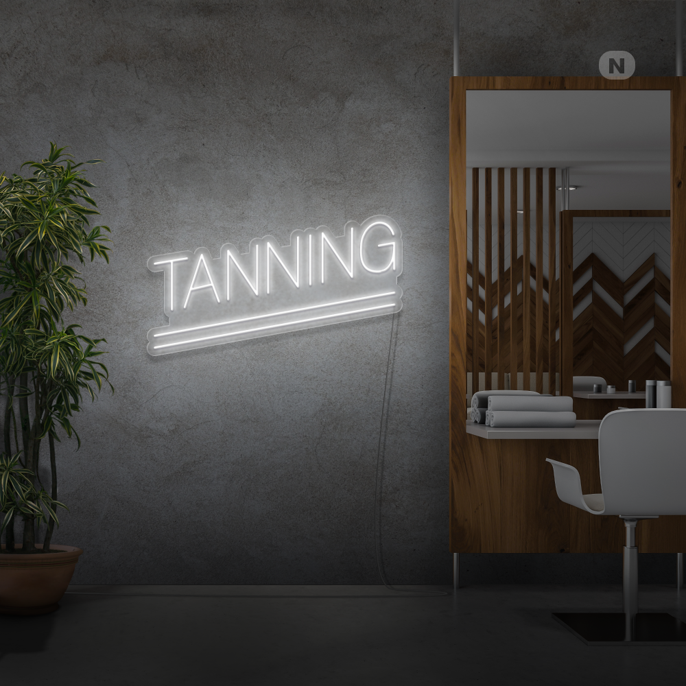 Neon Schild Tanning