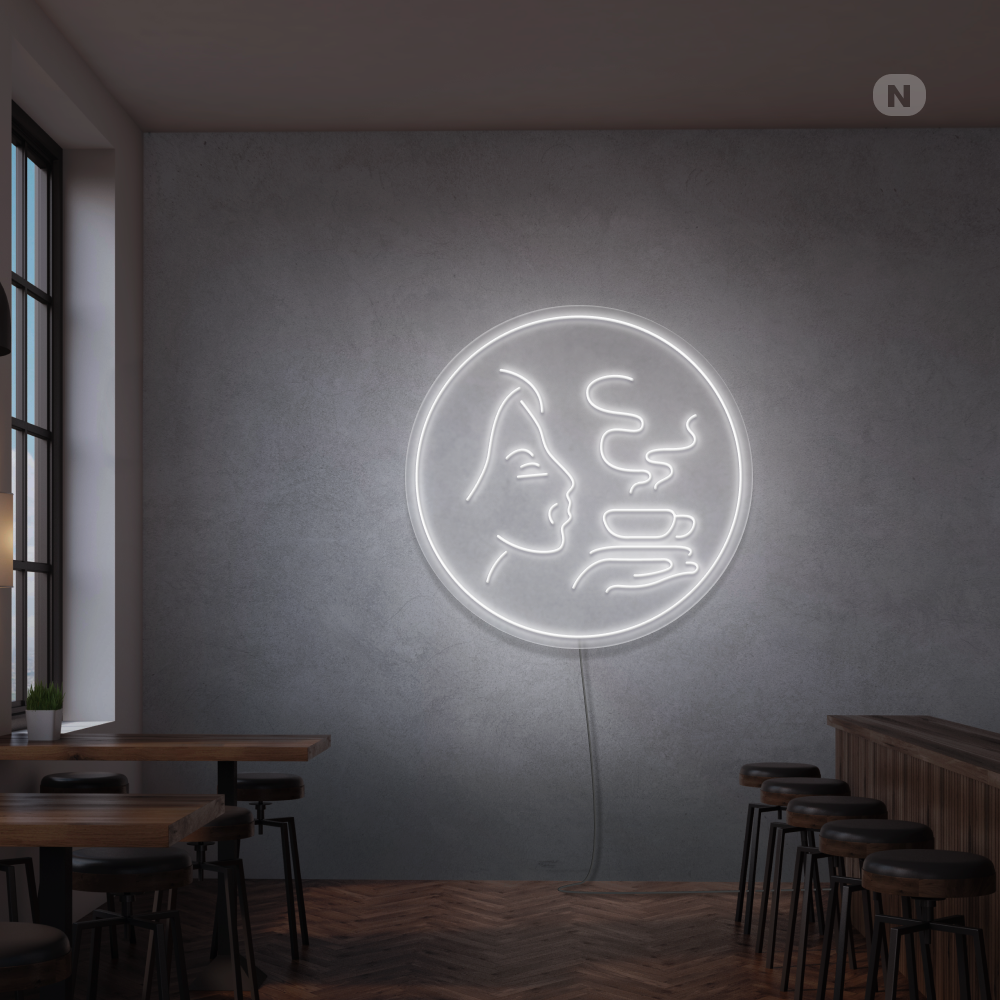 Neon Schild Kaffee Aroma