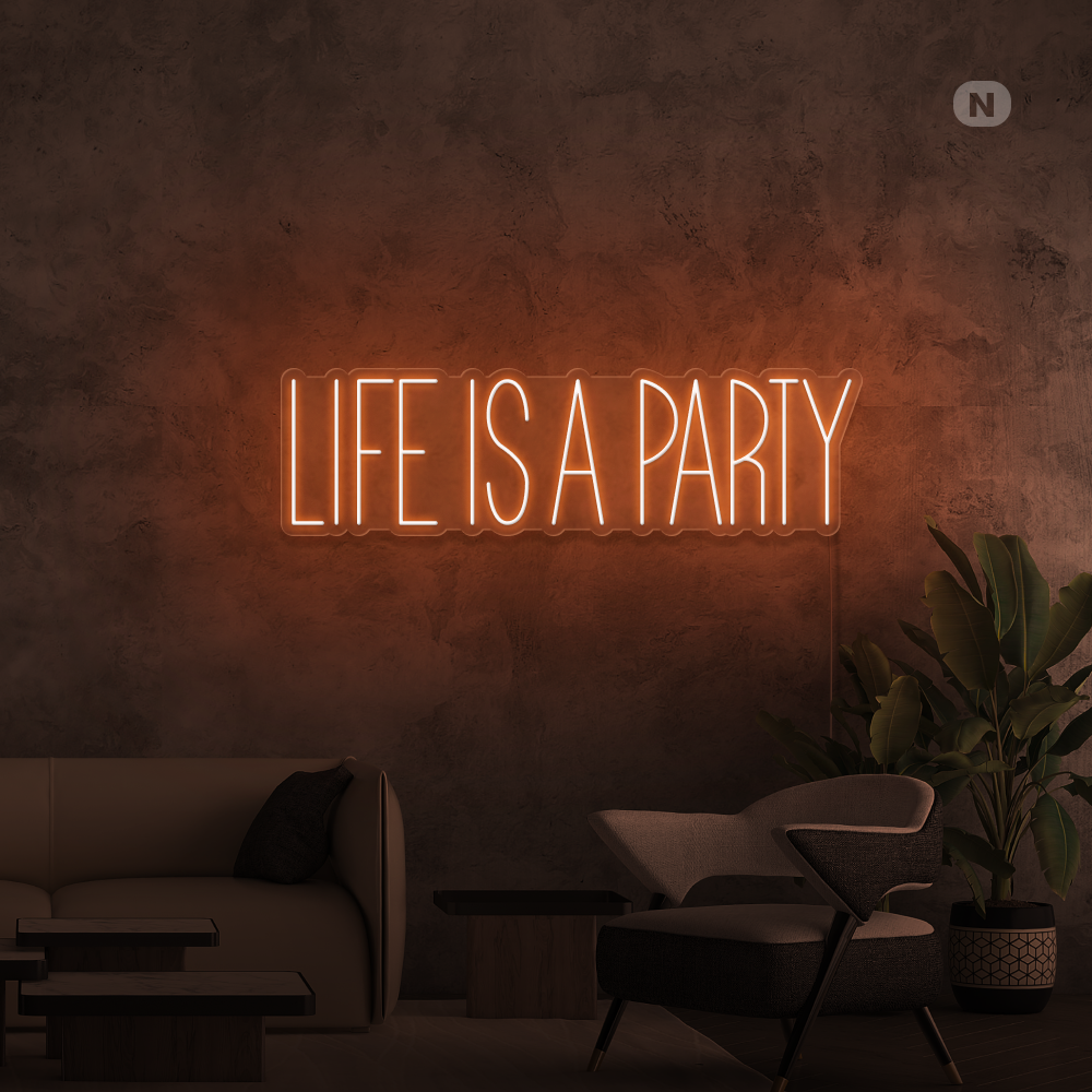 Neon Schild Party