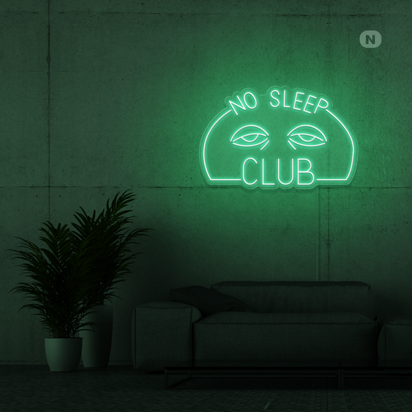 Neon Schild No Sleep Club