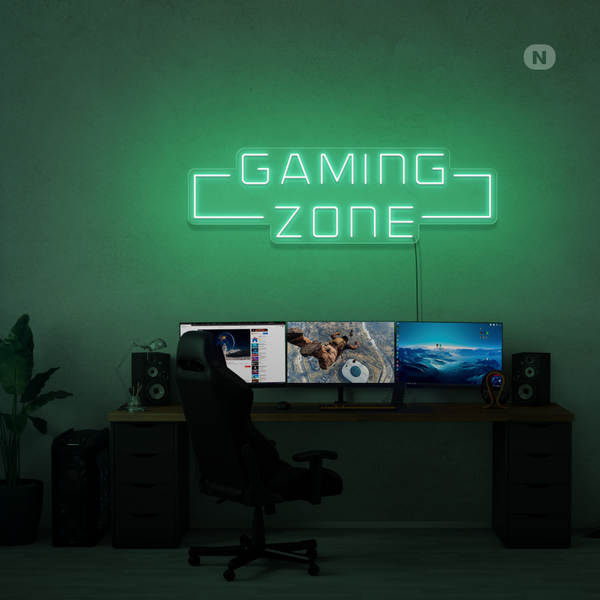 Neon Schild Gaming Zone