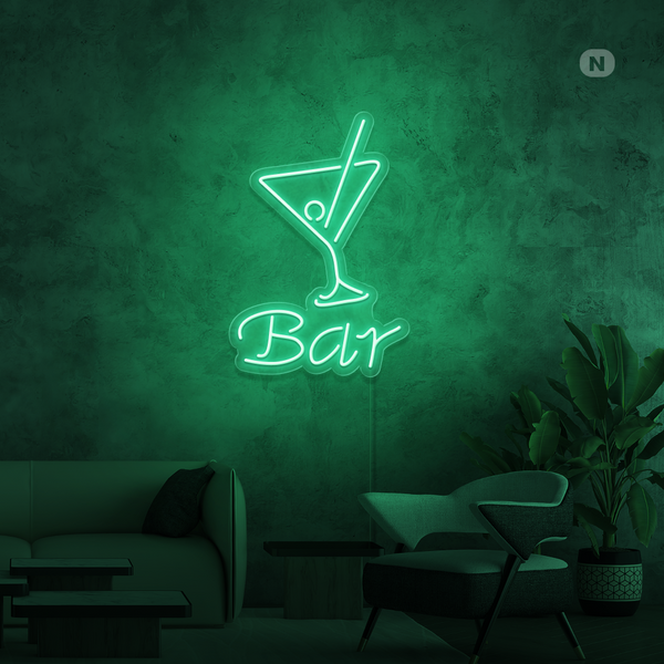 Neon Schild Cocktail Bar