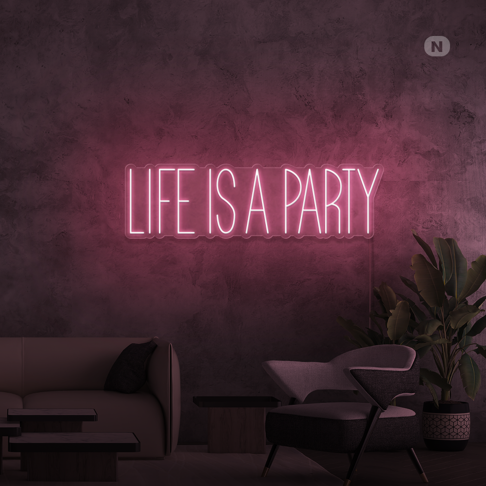 Neon Schild Party