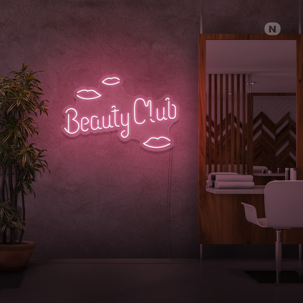Neon Schild Beauty Club