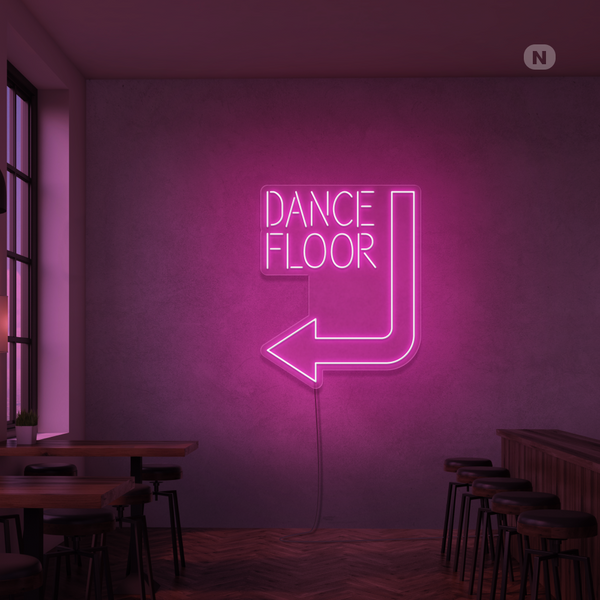 Neon Schild Dance floor