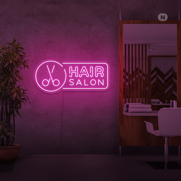 Neon Schild Hair Salon