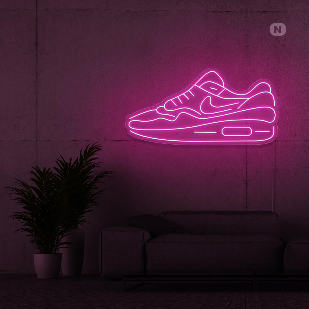 Neon Schild Schuh