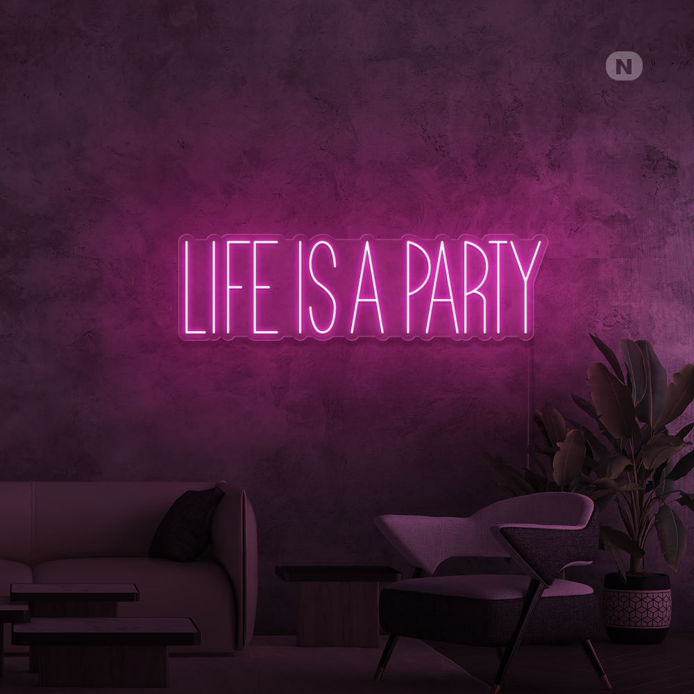 Neon Schild Party