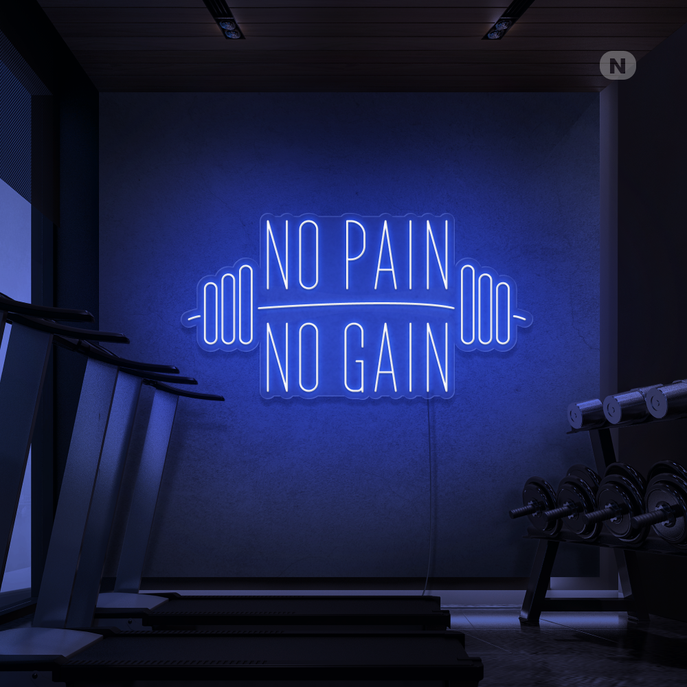 Neon Schild No Pain No Gain