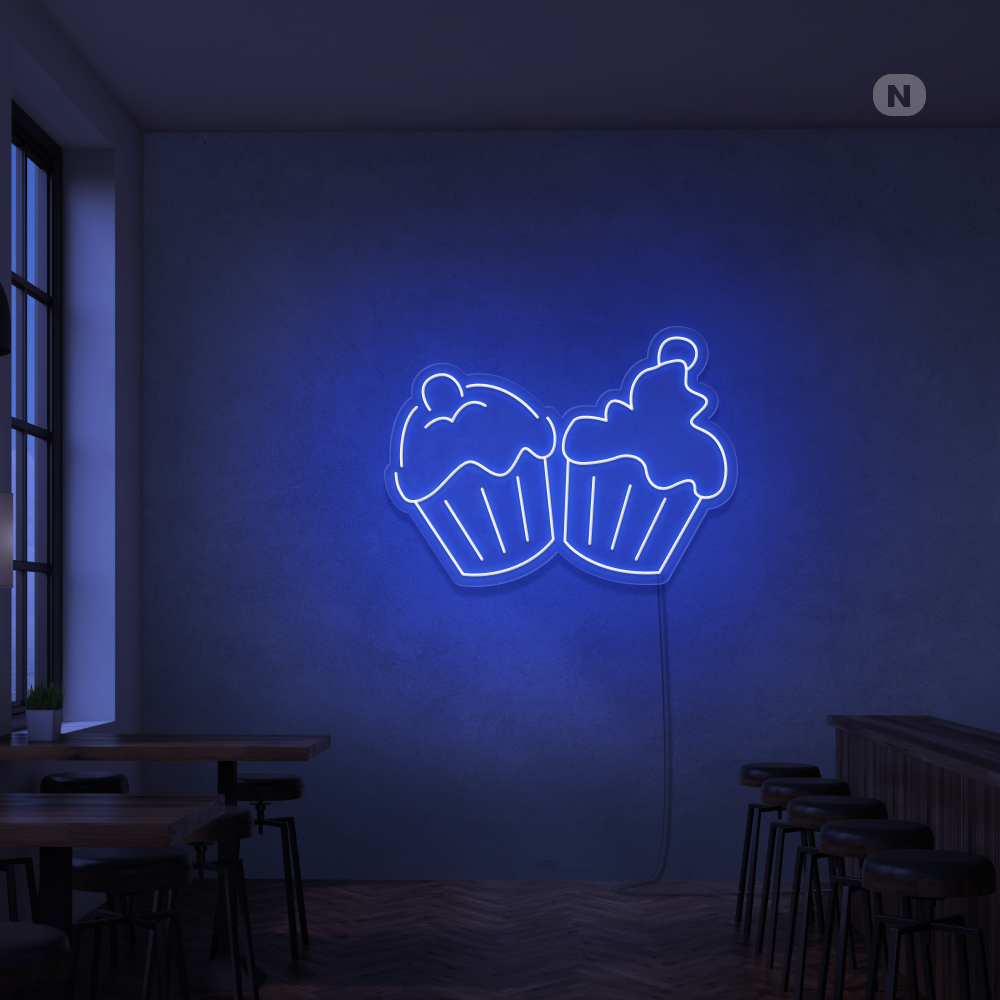 Neon Schild Törtchen