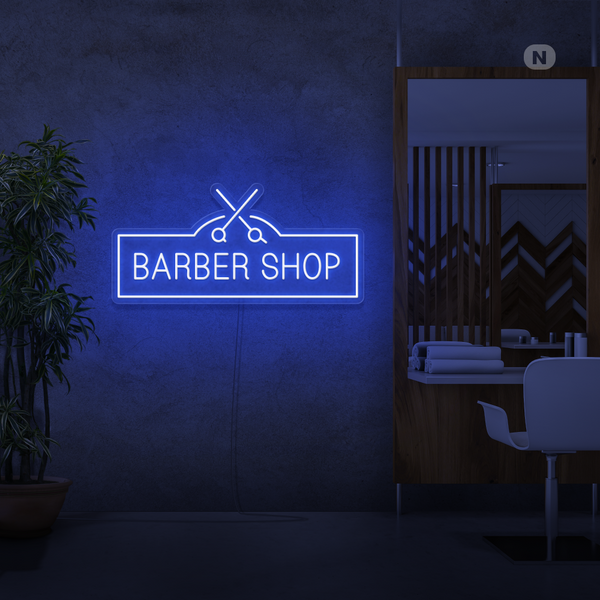 Neon Schild Barber Shop