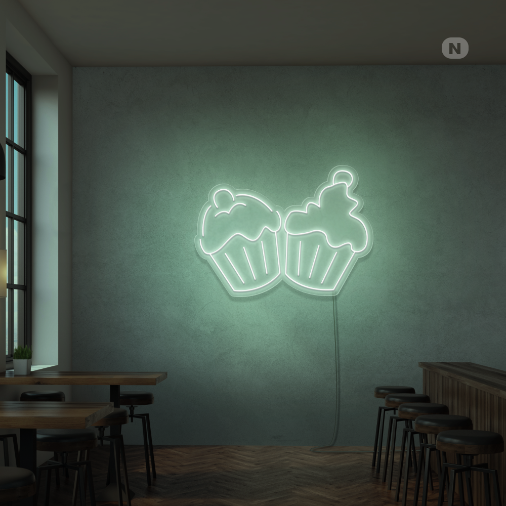 Neon Schild Törtchen