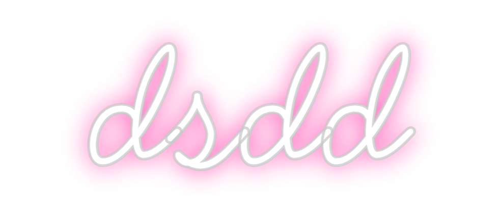 Individuelles Neon: dsdd