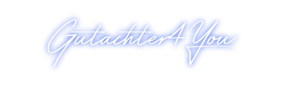 Individuelles Neon: Gutachter4You