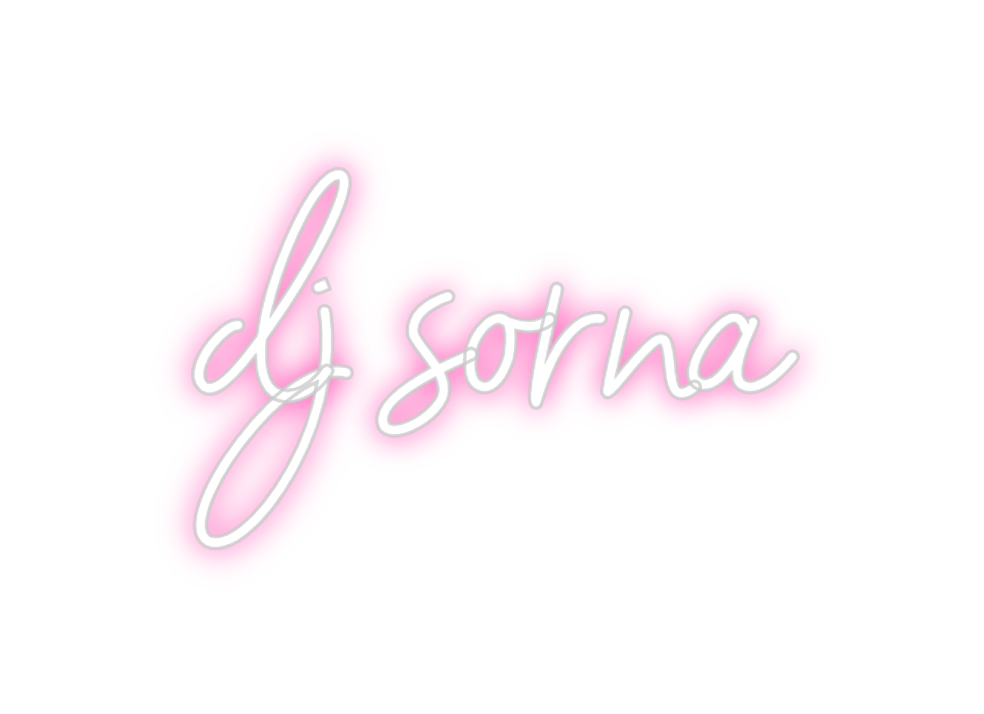 Individuelles Neon: dj sorna