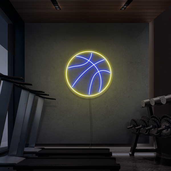 Neon Schild Basketball