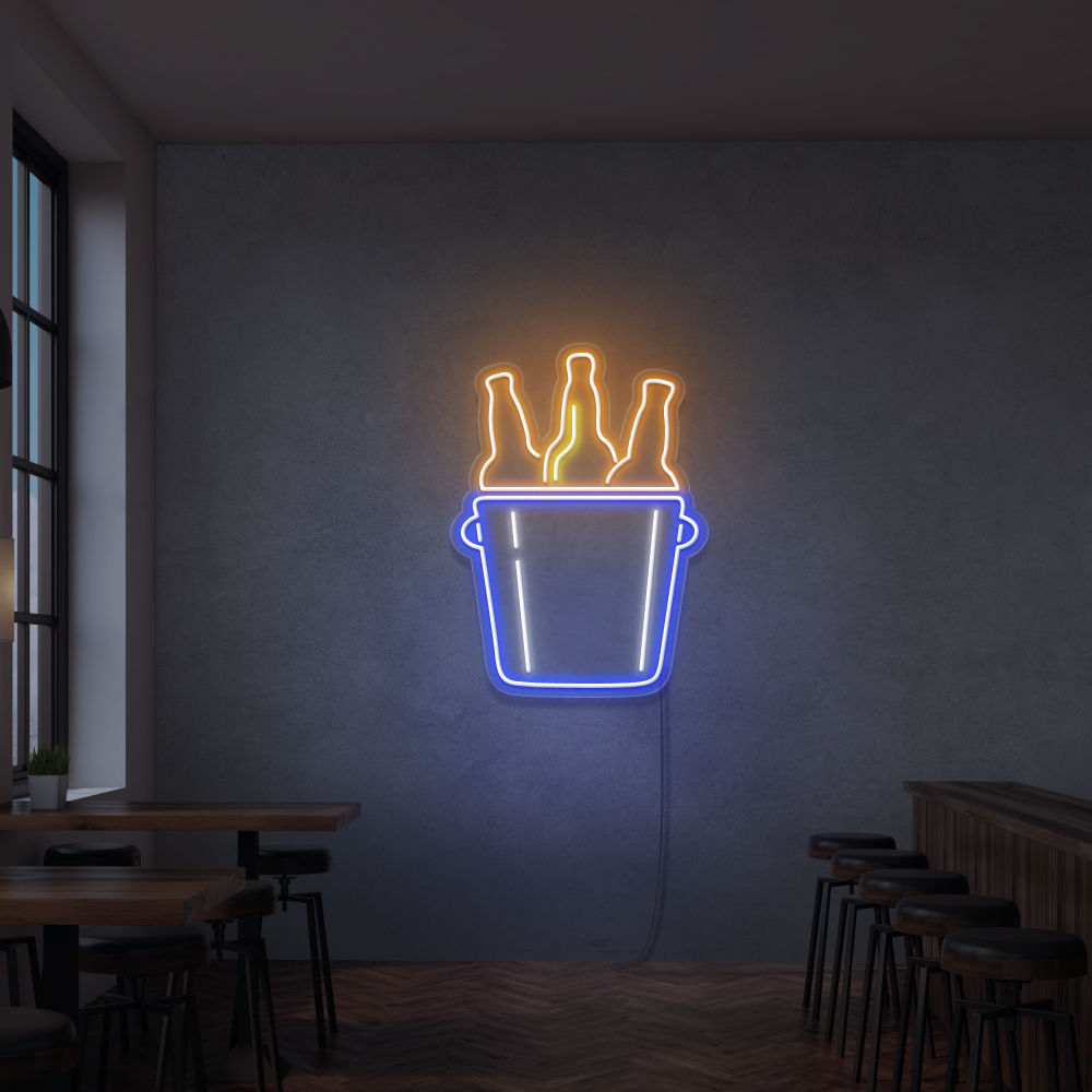 Neon Schild Bier